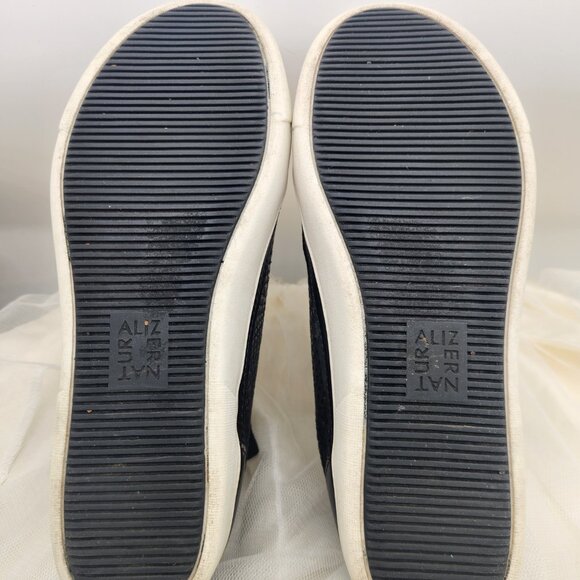 Rare Limited Edition Naturalizer Porsha Black Gold Snake Skin Pattern, Size 6M - Picture 5 of 6